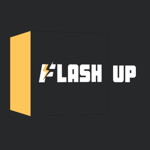 flash up logo mhgblack